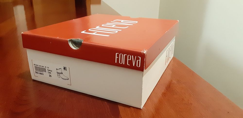 Botas Camurça Castanha - Foreva - como novas