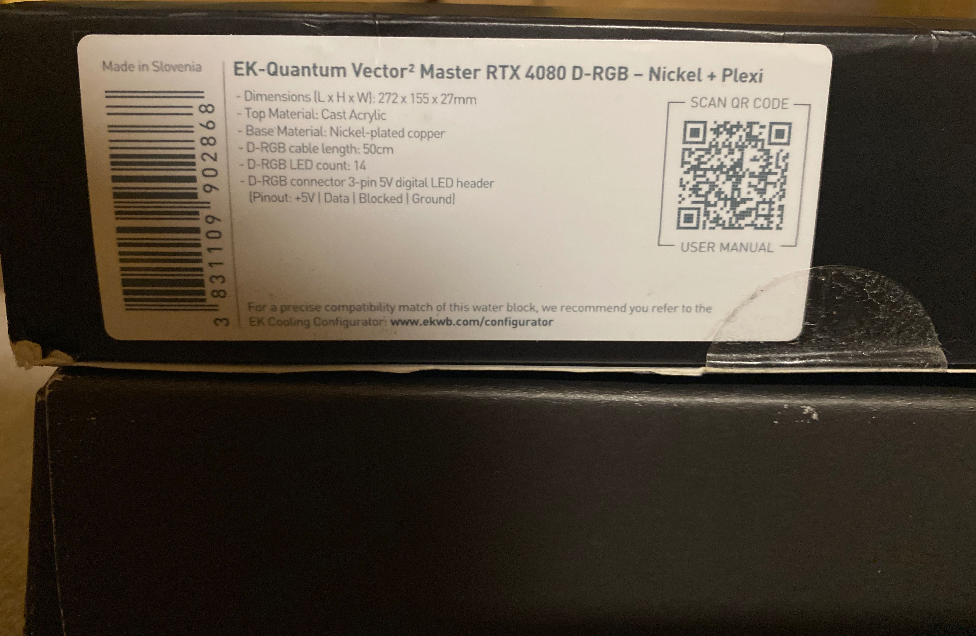Водоблок EK-Quantum Vector2 Master RTX 4080 D-RGB