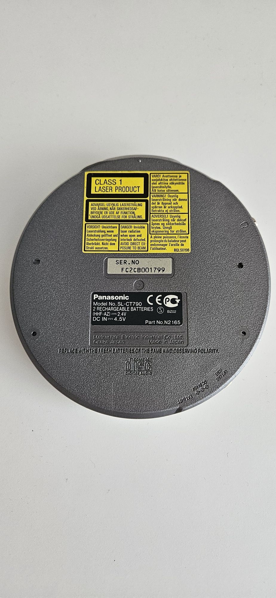 Discman Panasonic SL-CT790
