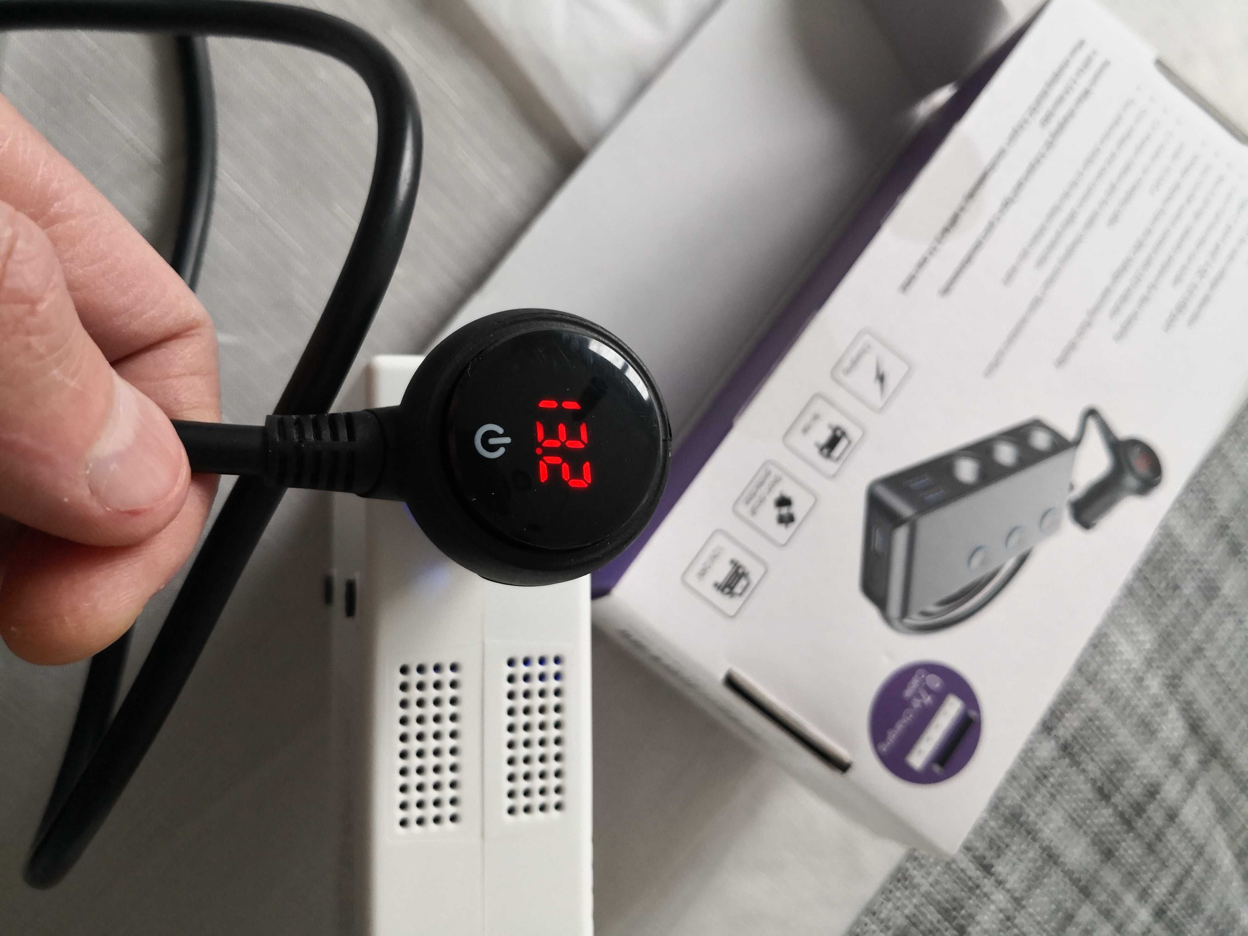 Rozdzielacz ładowarka gniazda zapalniczki 3x USB AQC 3.0 1xUSB C