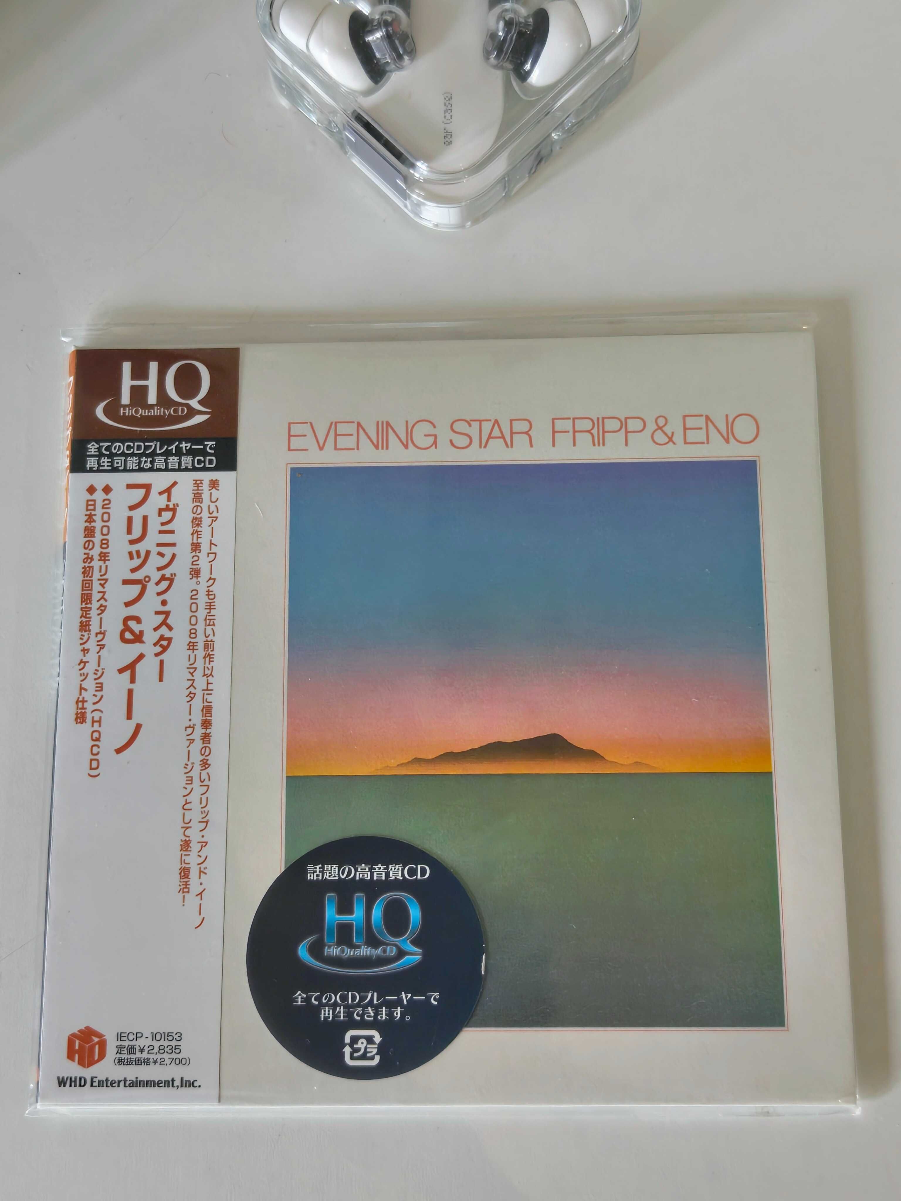 Fripp & Eno ‎– Evening Star CD (Ed. Japonesa) Raro!
