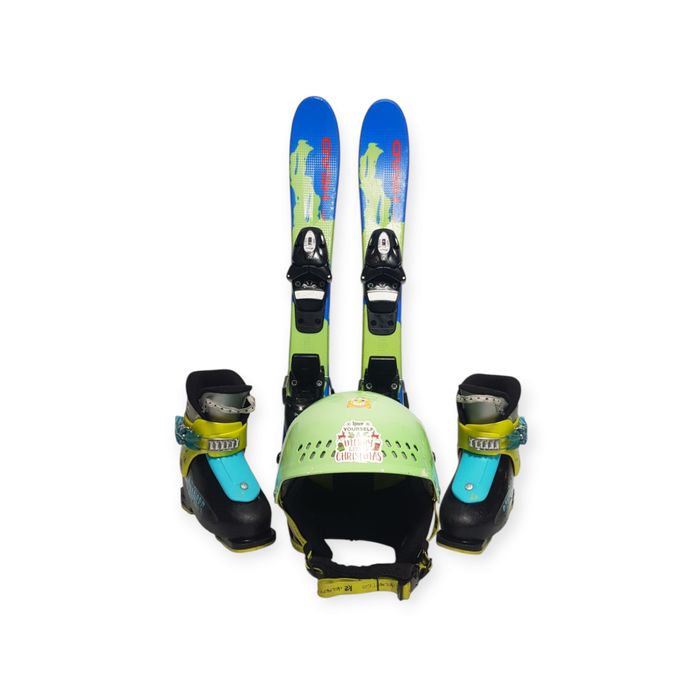 Komplet Narty 67 cm Head Peak Team + Buty r-27 17 cm + Kask