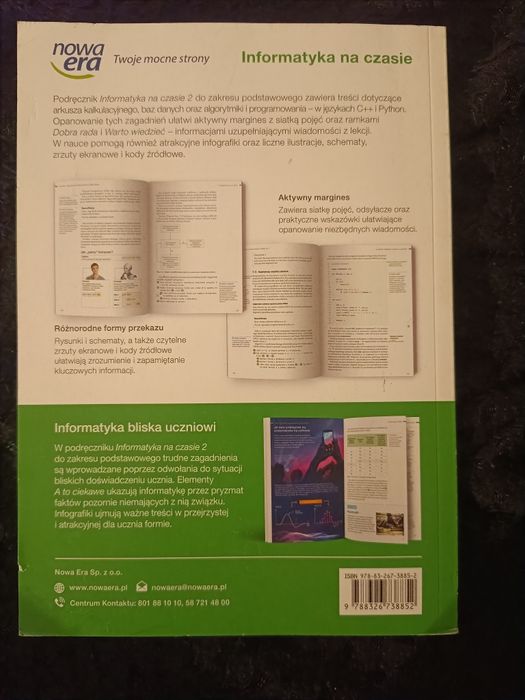 Informatyka na czasie 2 zakres podstawowy podręcznik do informatyki