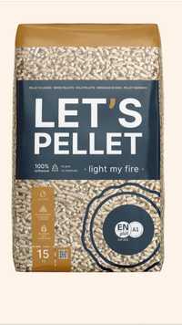 Let's Pellet,klasa A1,certyfikat En plus,Pelet Sosnowy