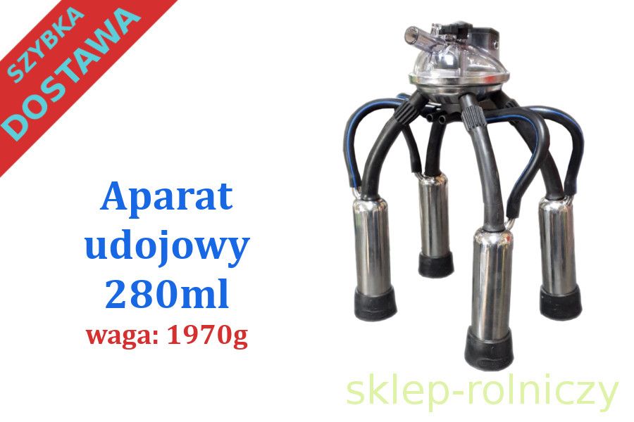 Aparat udojowy 280ml Orbiter typ AlfaLaval do dojarki nowy FV
