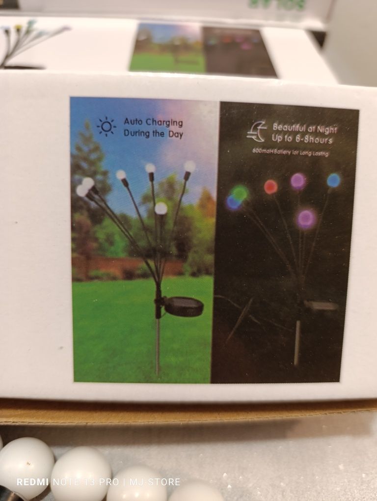 Ozdoby solarne kolorowe