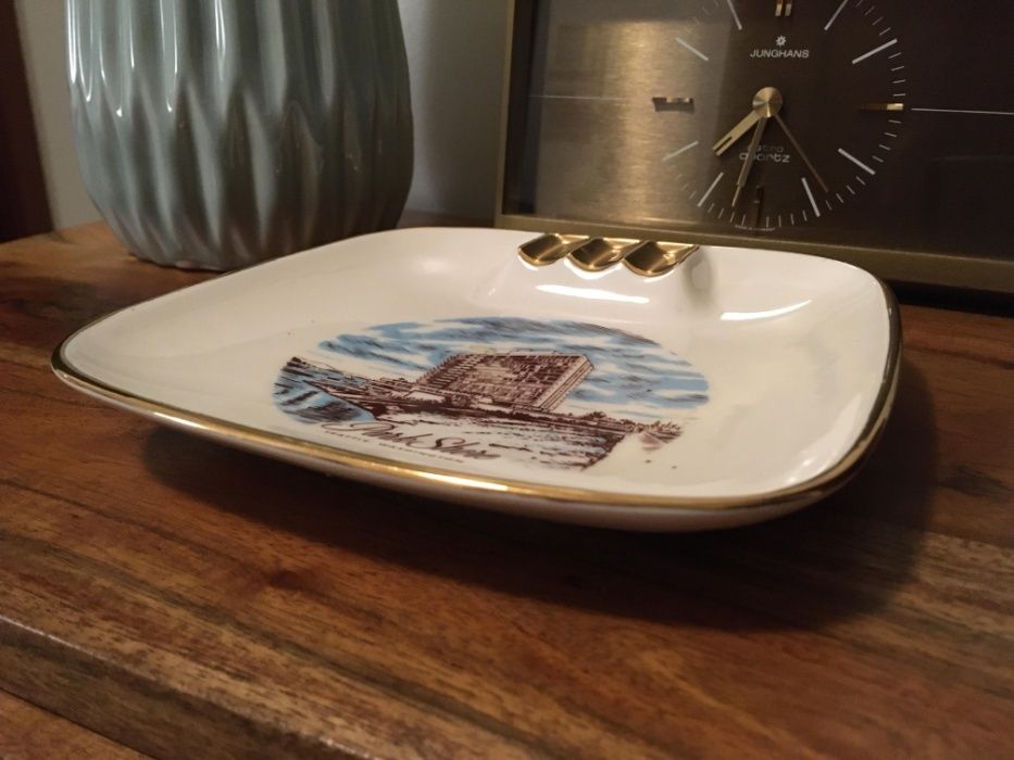 Cinzeiro vintage americano porcelana
