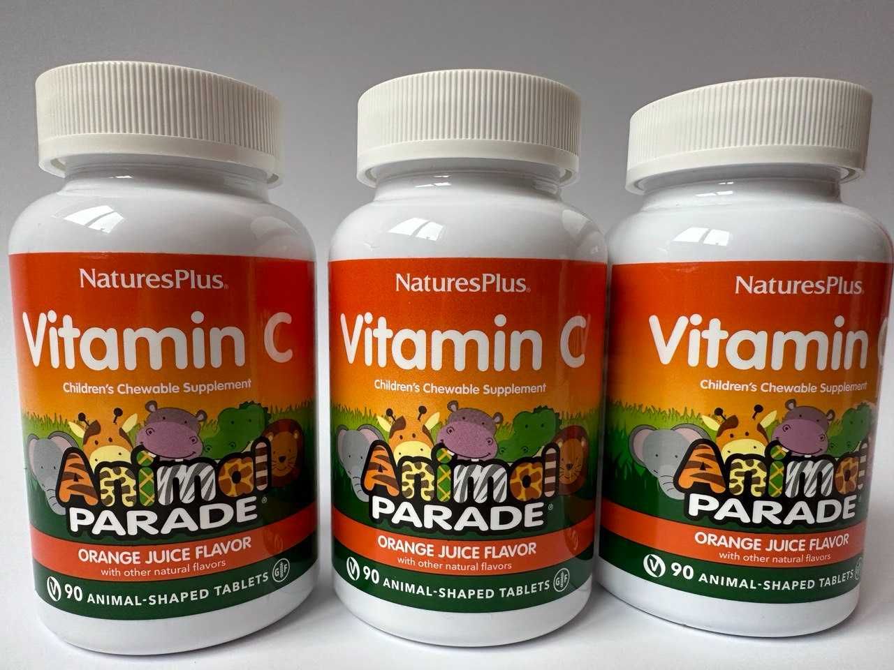 Вітамін С для дітей витамин С NaturesPlus Source of Life Animal Parade