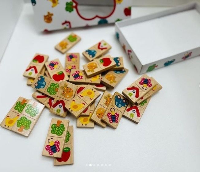 Доміно дитяче деревяне