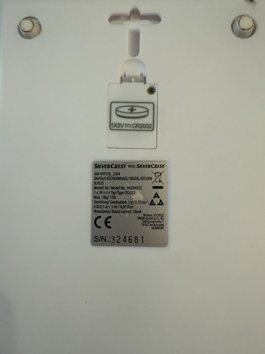 Waga kuchenna Silvercrest