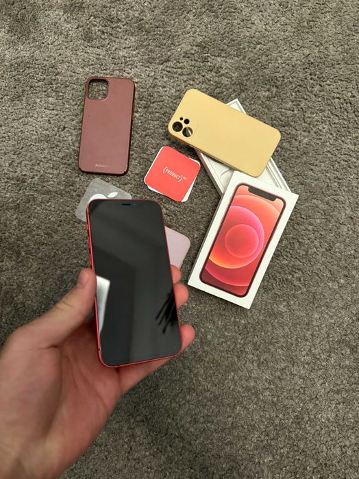 iPhone 12 mini • 64GB • 100% • Genialny stan • Pudełko + 3x Etui