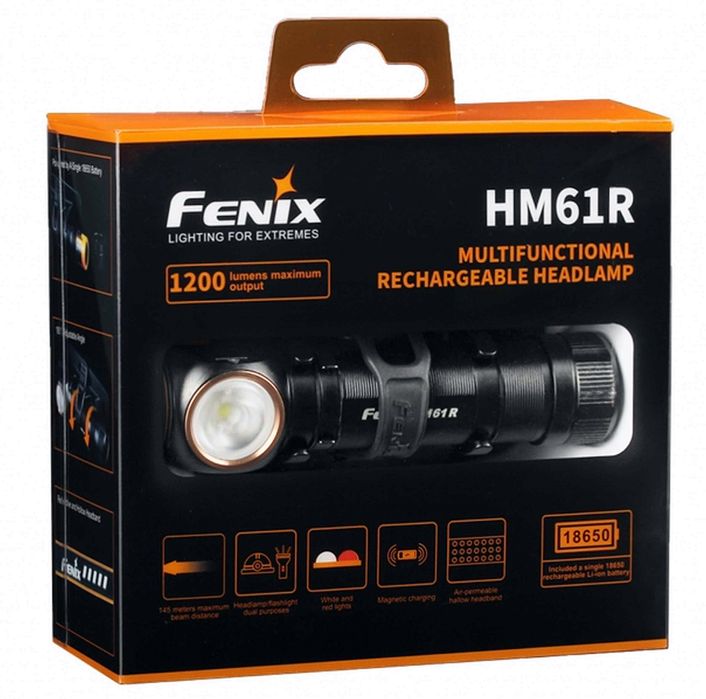 FENIX HM61R Latarka Czołówka OUTDOOR LED/USB - 140g