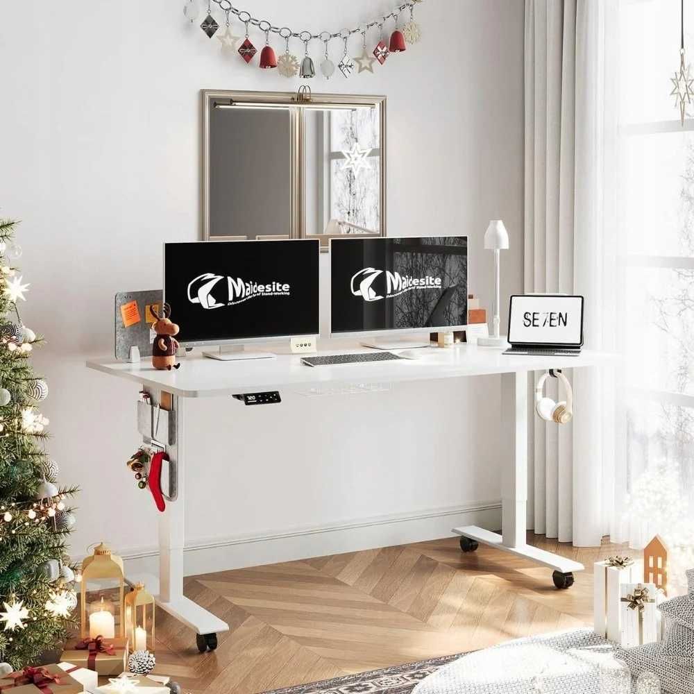 Nowe biurko elektryczne / regulowane / MAIDeSITe / 140x70cm !A1622!