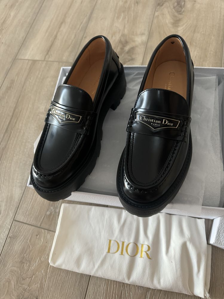 Лоферы Dior, оригинал , діор оригінал