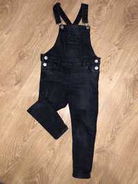 Чорний комбінезон джинсовий lupilu 98-104 джинси