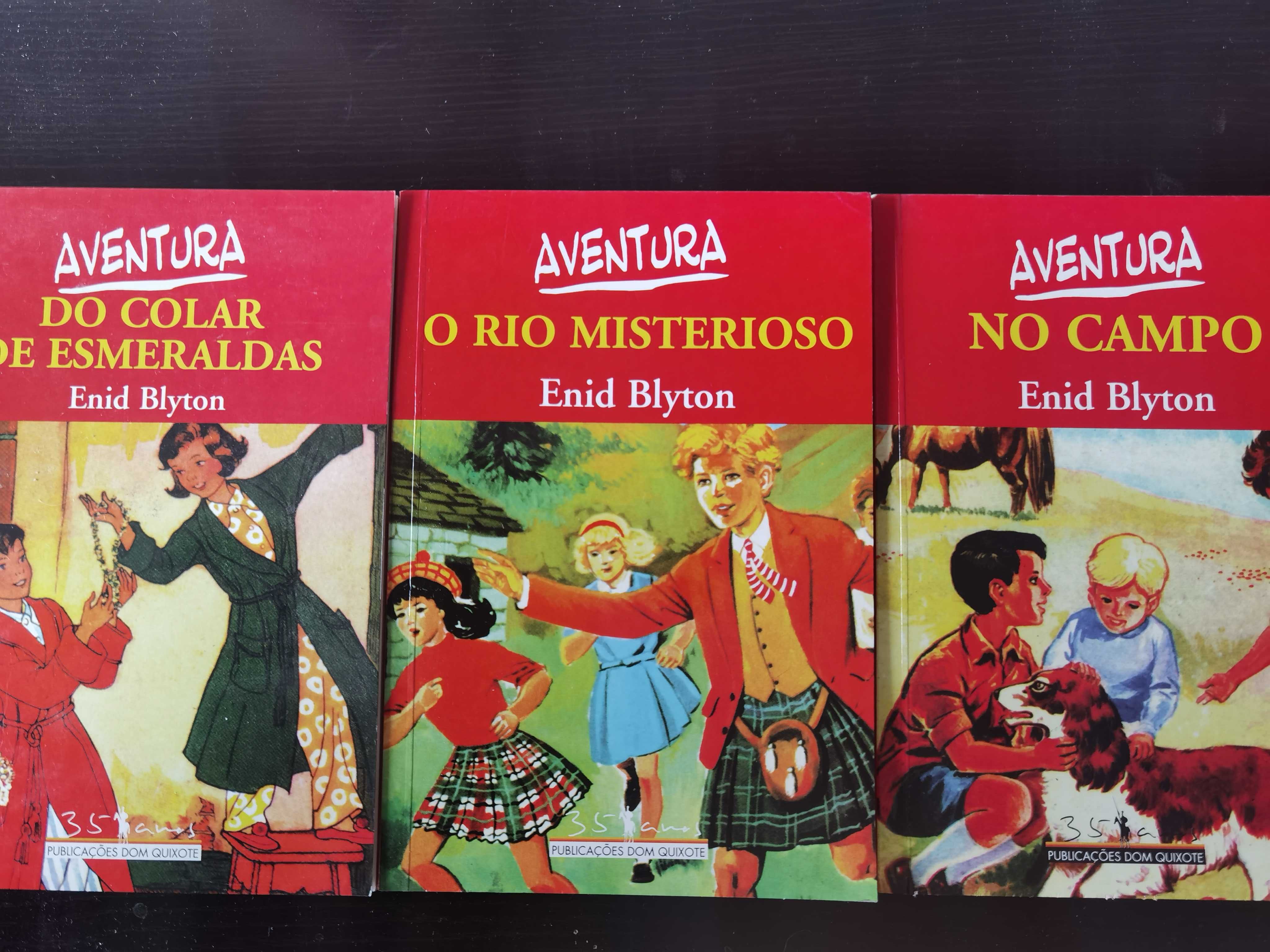 Livros "Aventura" de Enid Blyton