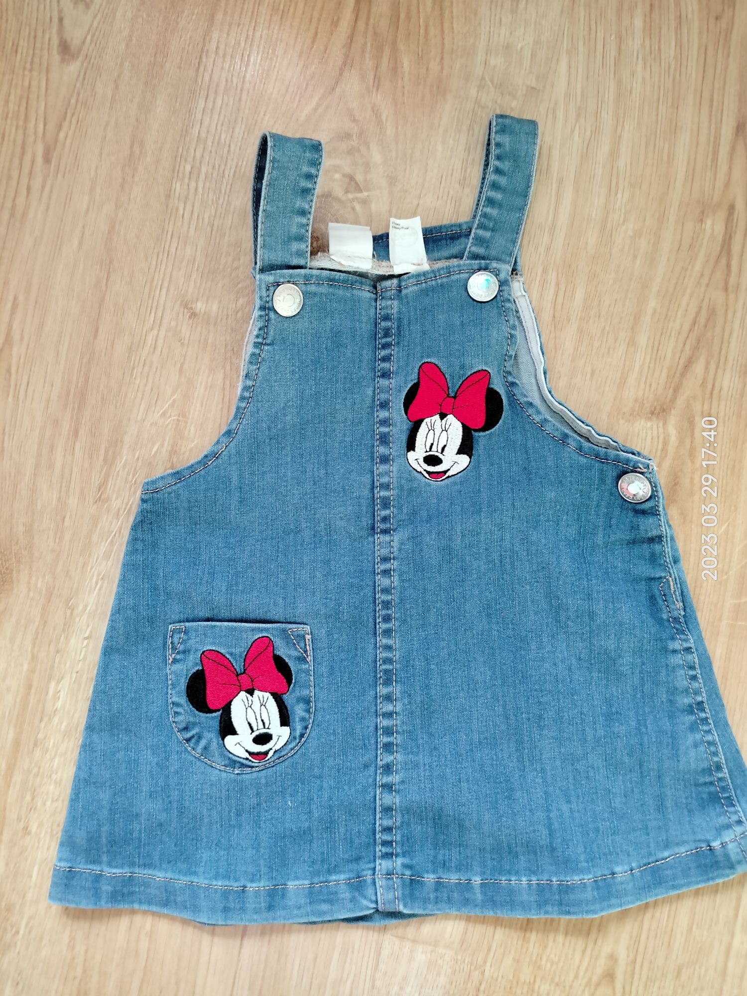 Sukieneczka H&M rozmiar 74 Myszka Minnie