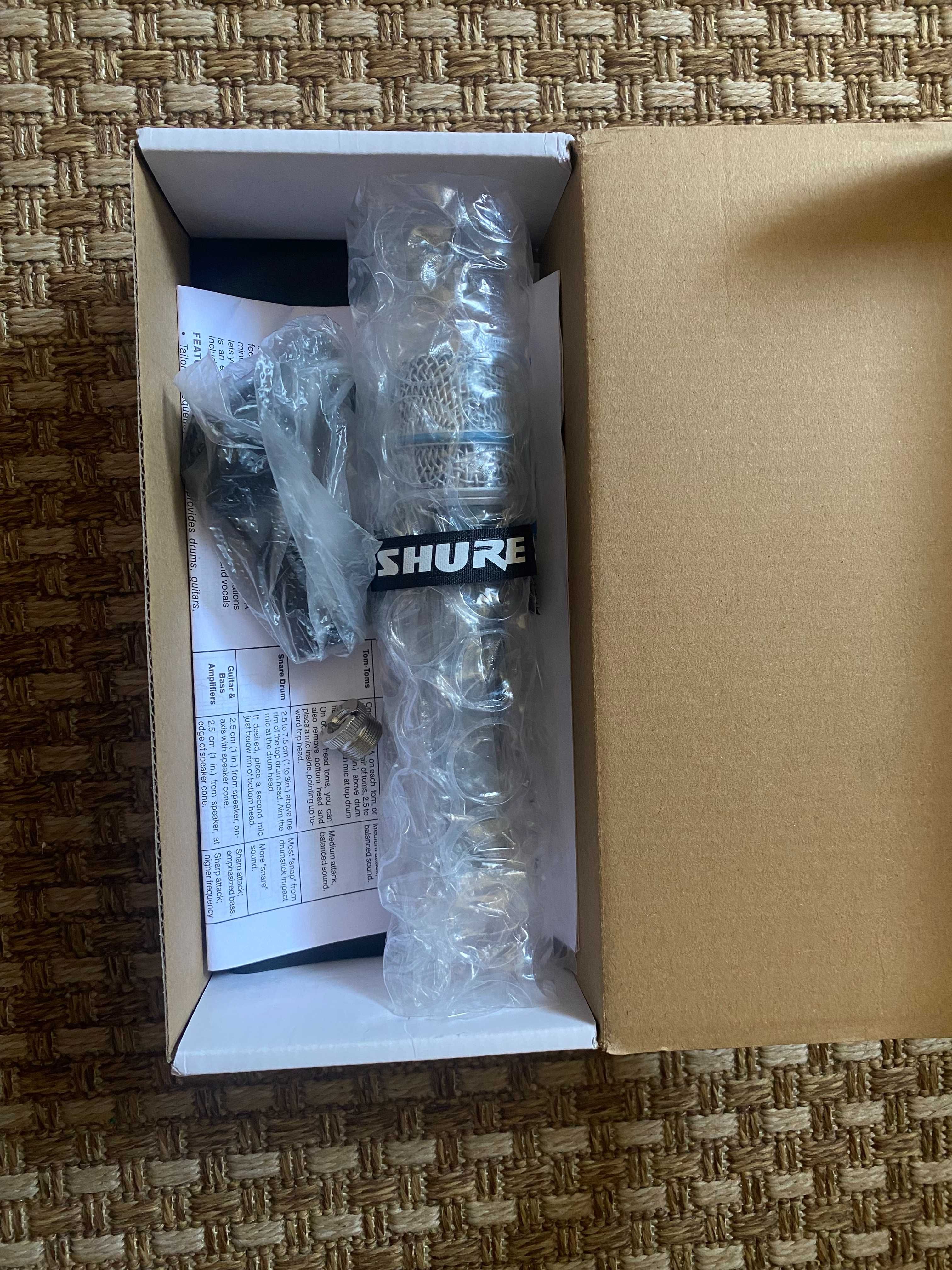 Microfone SHURE Beta 57 – Como Novo