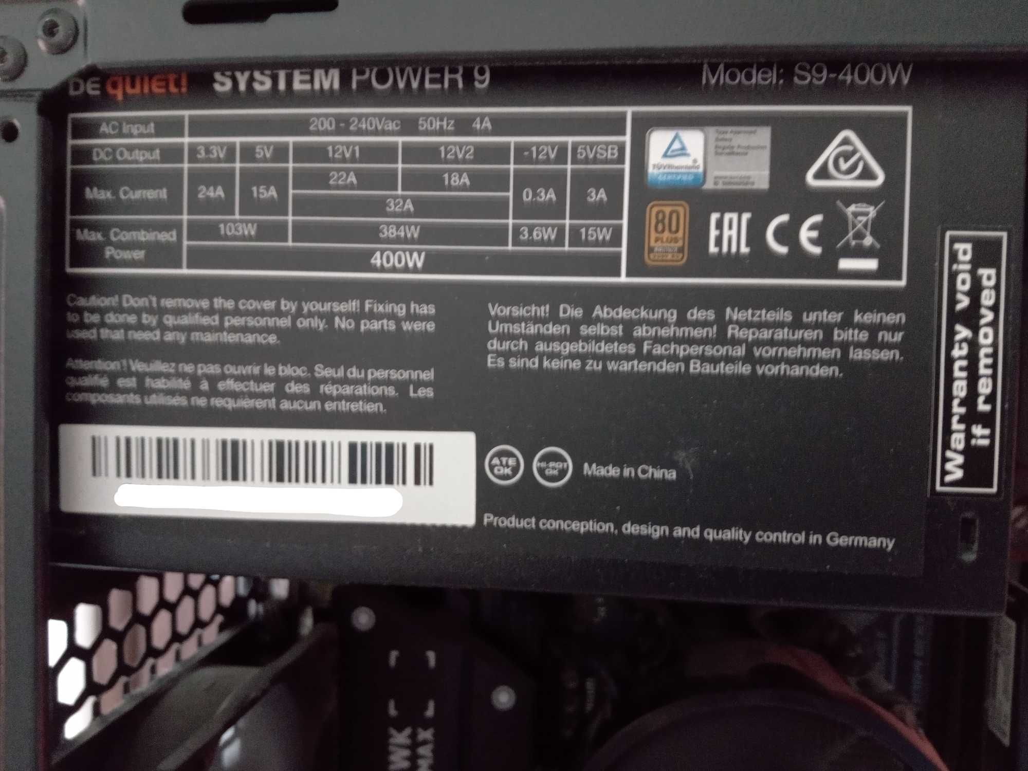 Komputer na AMD Ryzen 5 4500, RAM 16GB, NVIDIA GTX 550 Ti z monitorem
