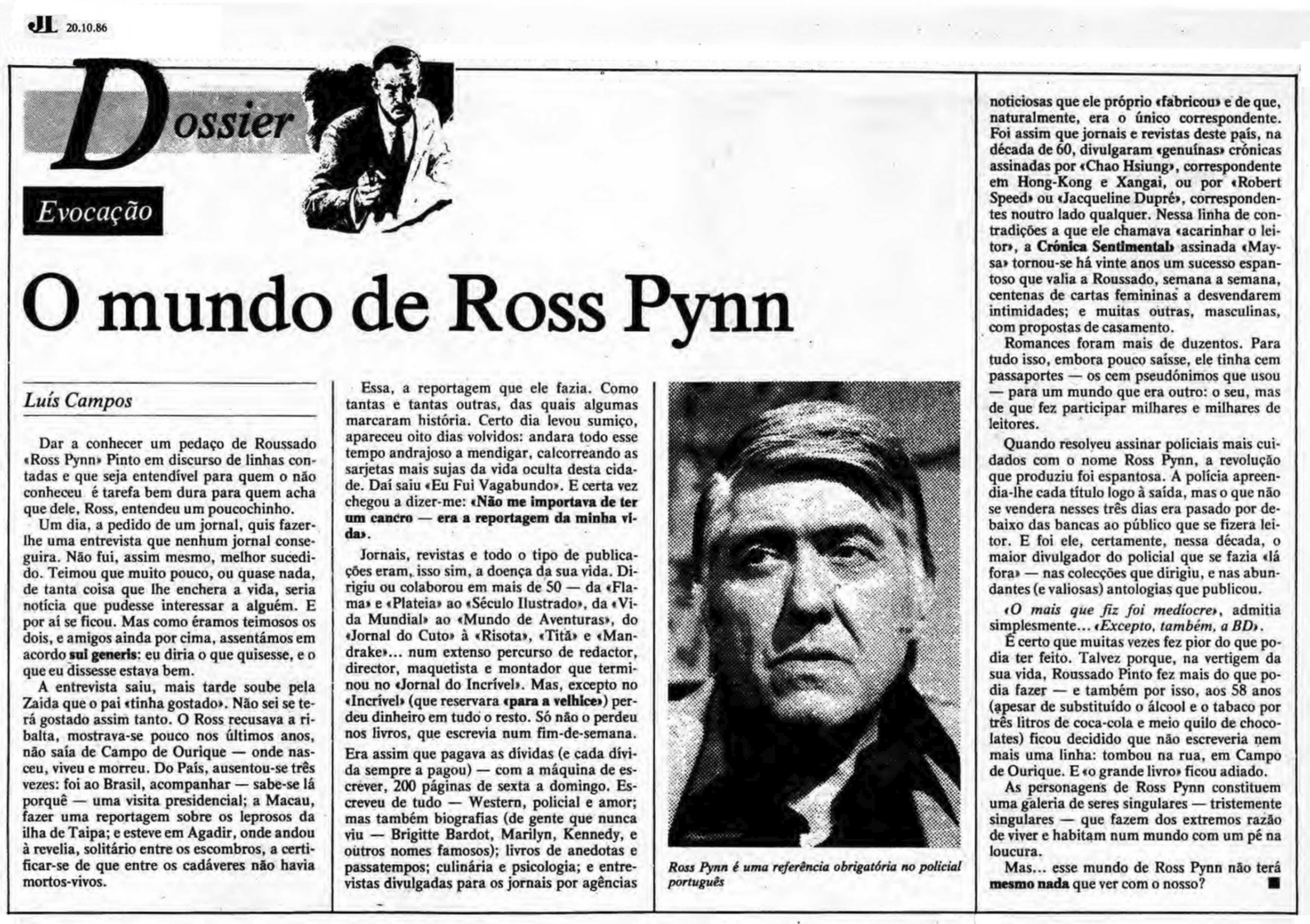 Alfarrabismo Policial 1965: Ross Pynn /2 Antologia Policial nºs 6 e 7