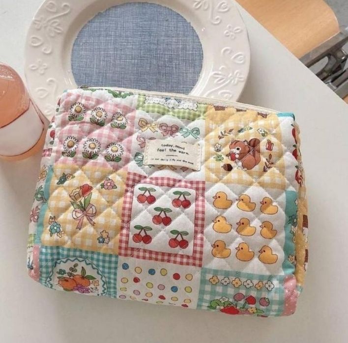 Косметичка великої місткості з внутрішньою кишенею, органайзер,