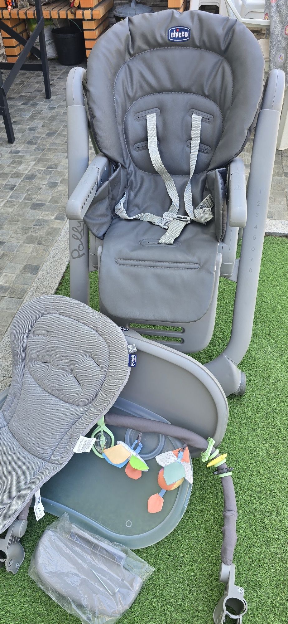 Cadeira da papa Chicco Polly Magic Relax 3 em 1
