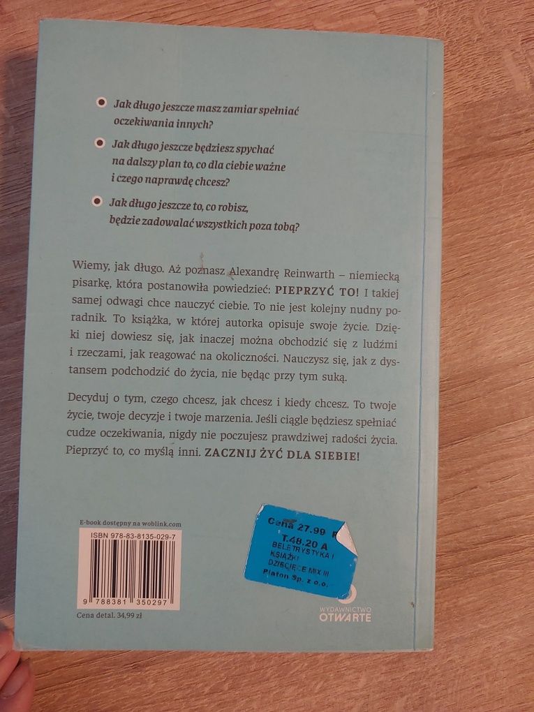 Pieprzyć to! Aleksandra Reinwarth