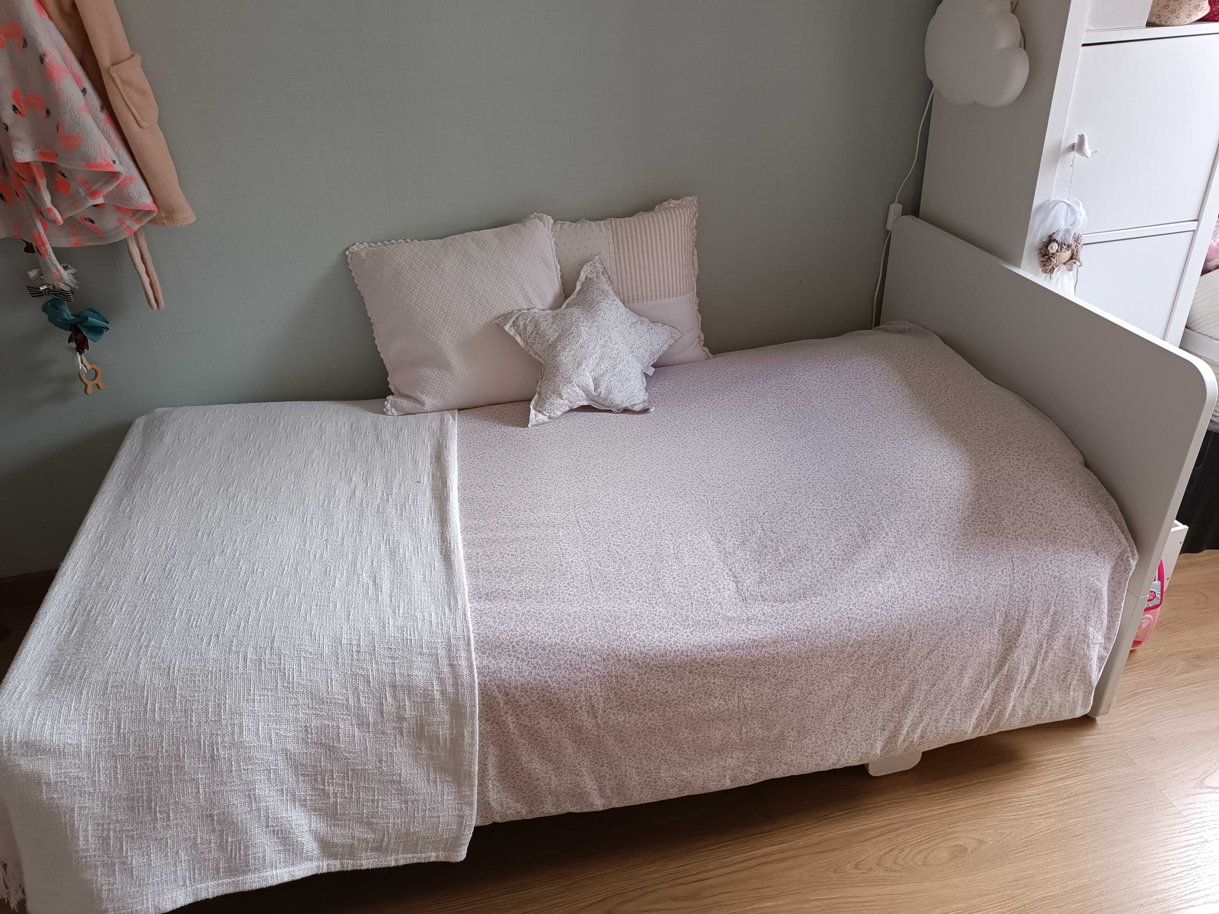 Cama criança extensível com colchão