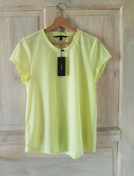 Zestaw żółty t-shirt Vero Moda, miodowa bluzka Name It chlopiec r 56