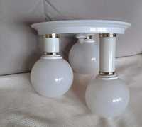 Lampa sufitowa plafon kule białe