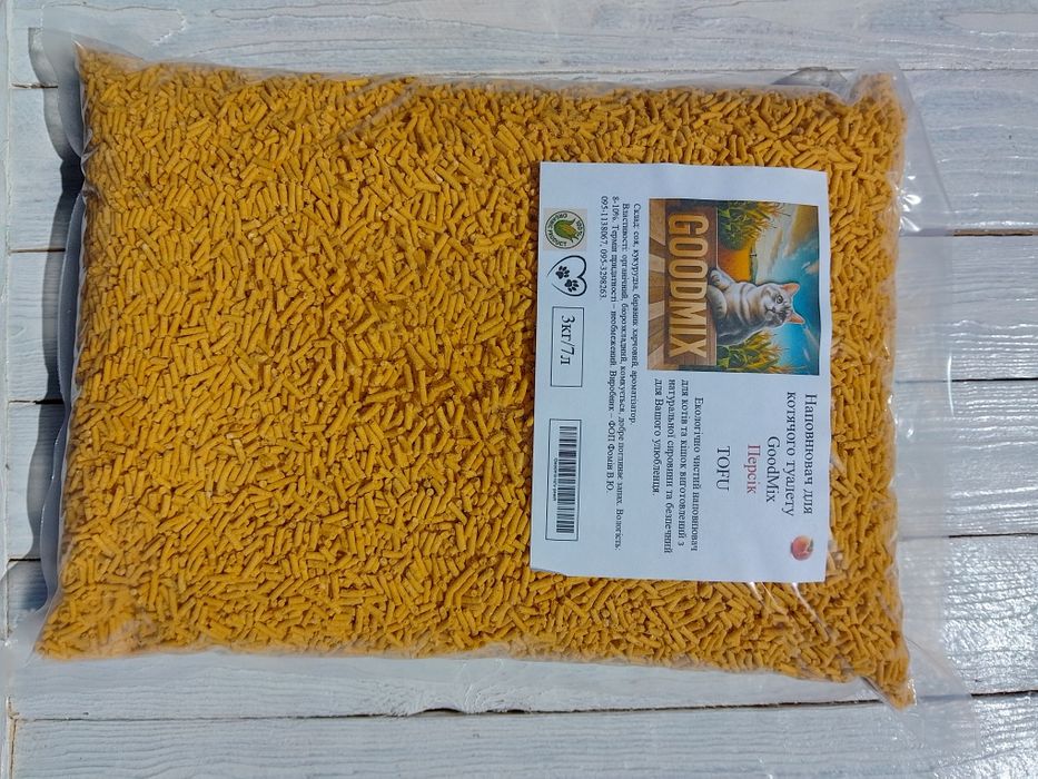 Наповнювач для котів (персик)