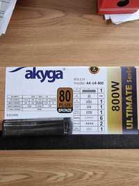 Zasilacz komputerowy Akyga 800w 80plus bronze AK-U4-800