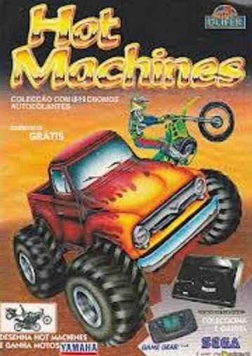 Caderneta de cromos Hot Machines SEGA - Ulifer - 1994