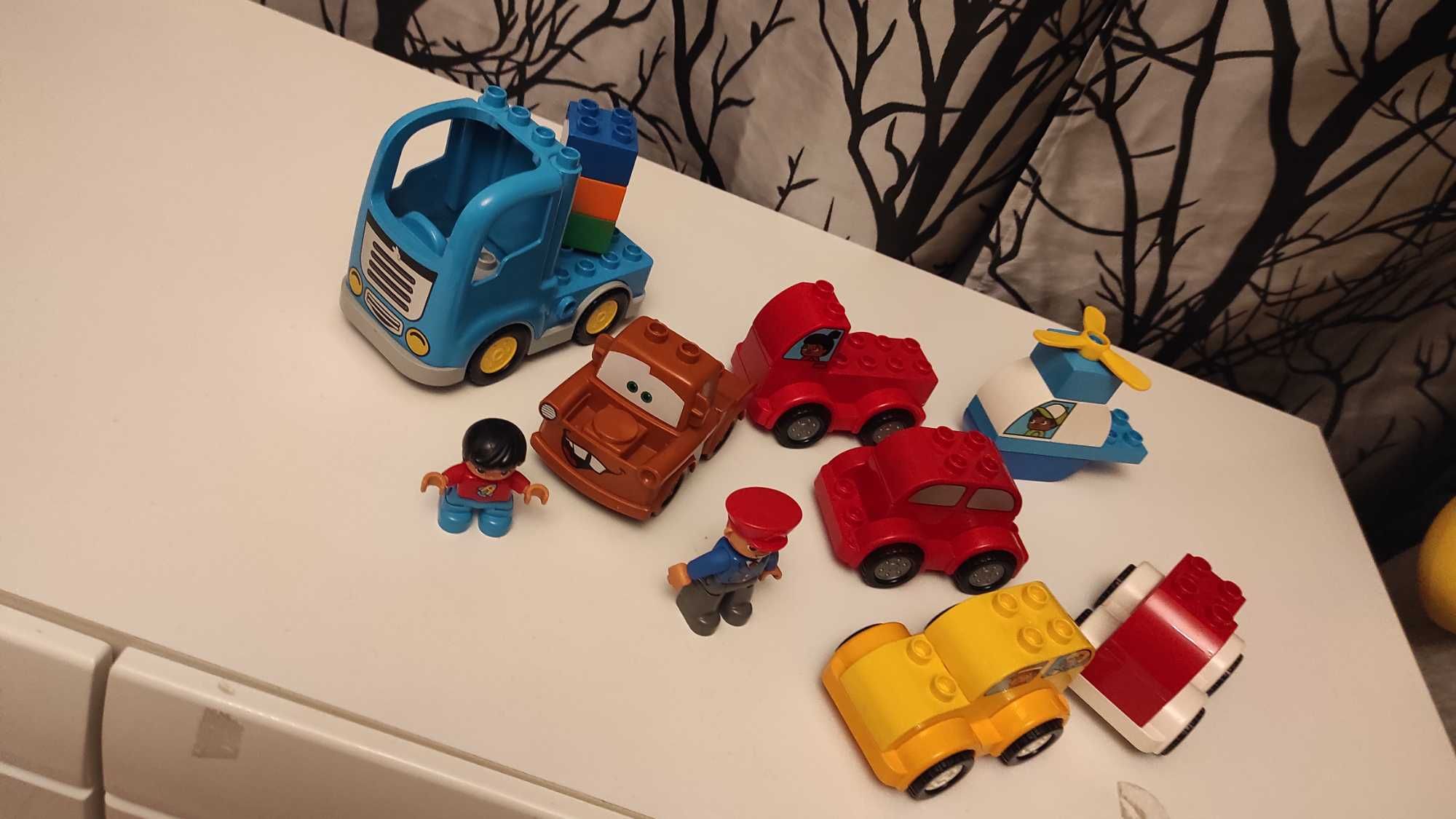 Zestaw LEGO Duplo dla chłopca motor Złomek ciężarówka ludziki samochód