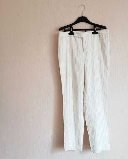 класичні брюки айворі з тоненькою смужкою Ralph Lauren