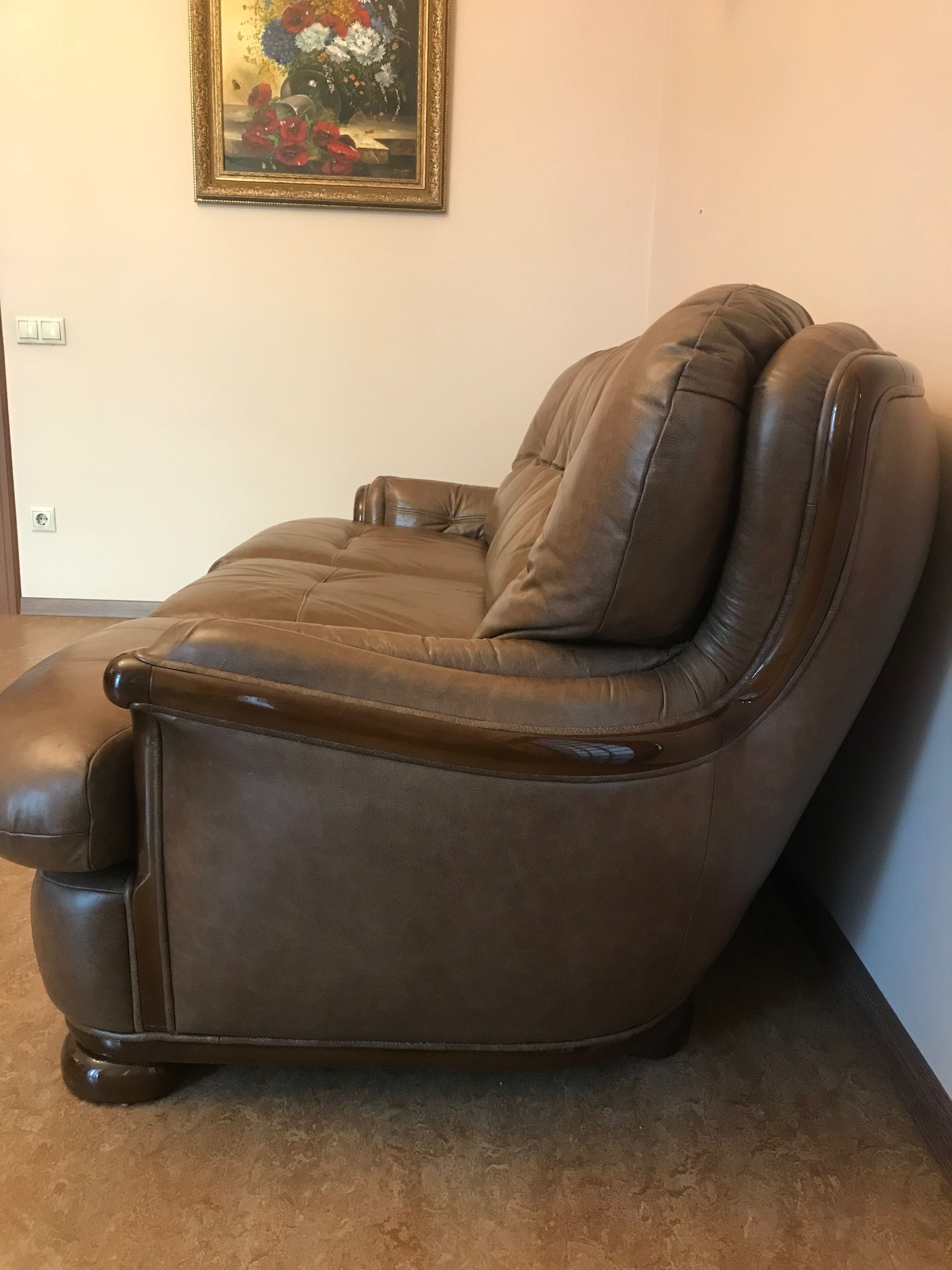 Шкіряний диван та крісло LATO