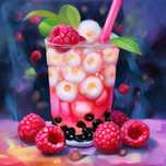 Бульбашки Bubble tea«малина»,Бабл ти шоколад.Сиропи для коктейлів Ківі