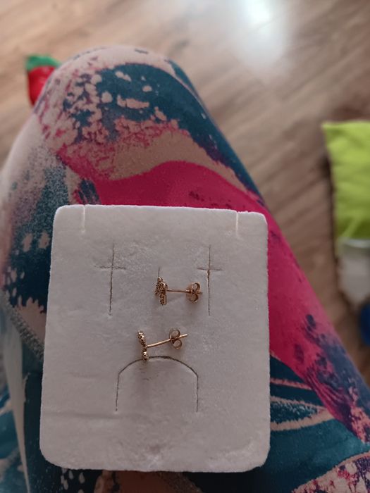 Kolczyki zlote p.585 z Apartu