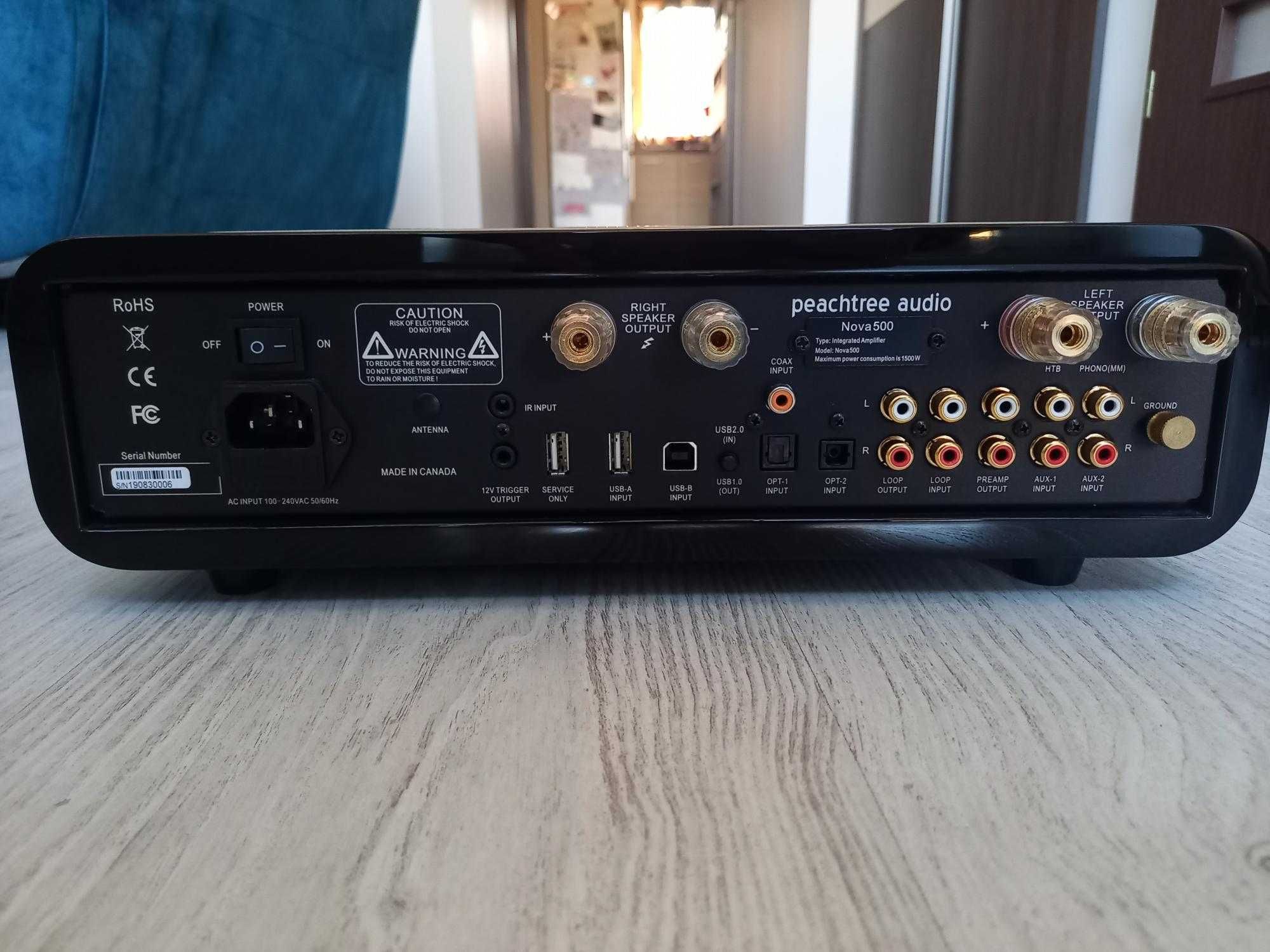 PEACHTREE AUDIO nova500 - wzmacniacz zintegrowany z DAC
