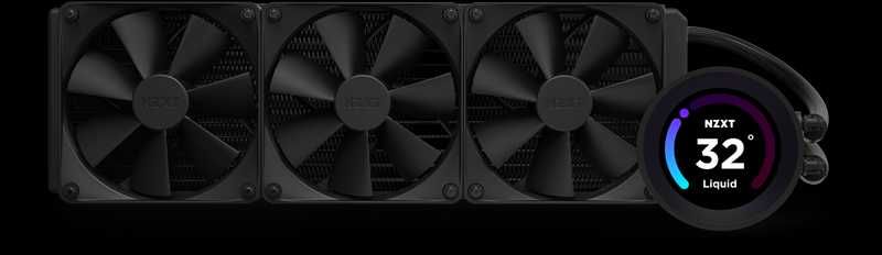 гарантія 4роки ТОП водяне охолодження 360mm з екраном NZXT Kraken 360