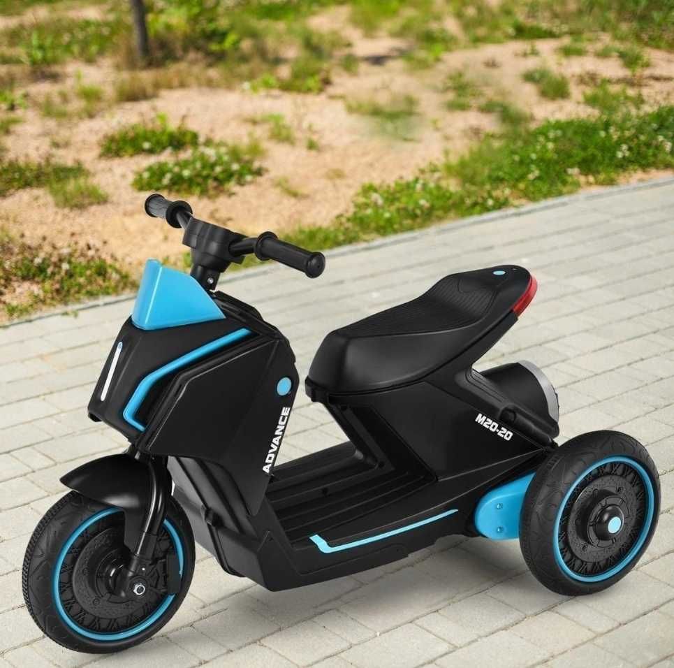 Elektryczny skuter dla dzieci trzykołowy motorek