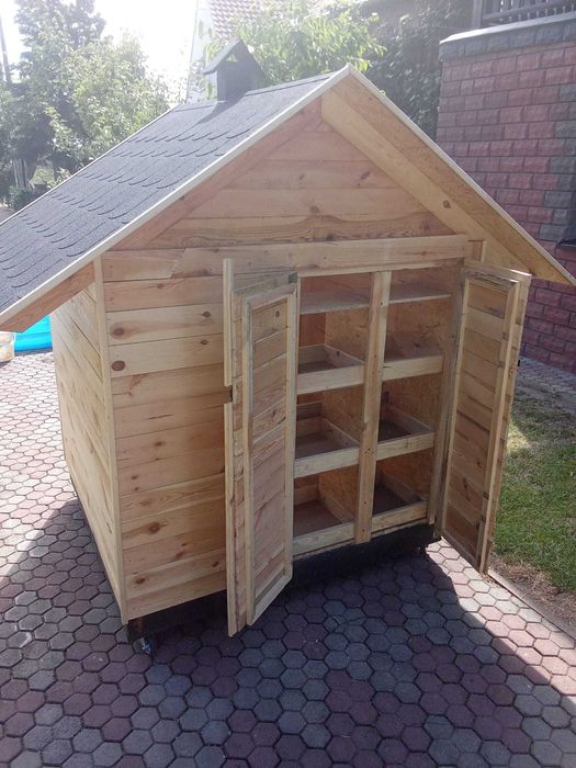 Kurnik do 15 kur, ocieplany