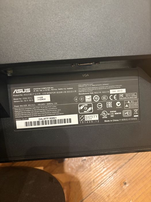 Monitor ASUS VH 228 22 cale