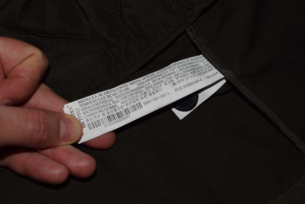 Zara Winter Parka (Мужская Зимняя Куртка Парка Пуховик Зара )