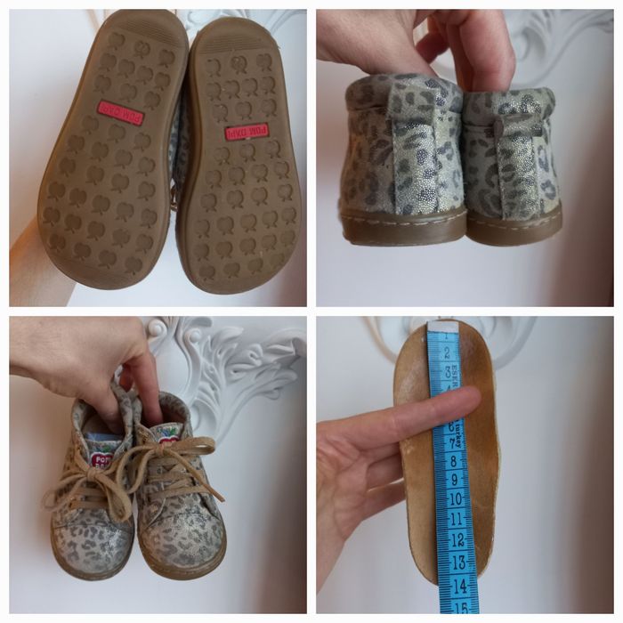 Ботинки, 22, кожа, чоботи