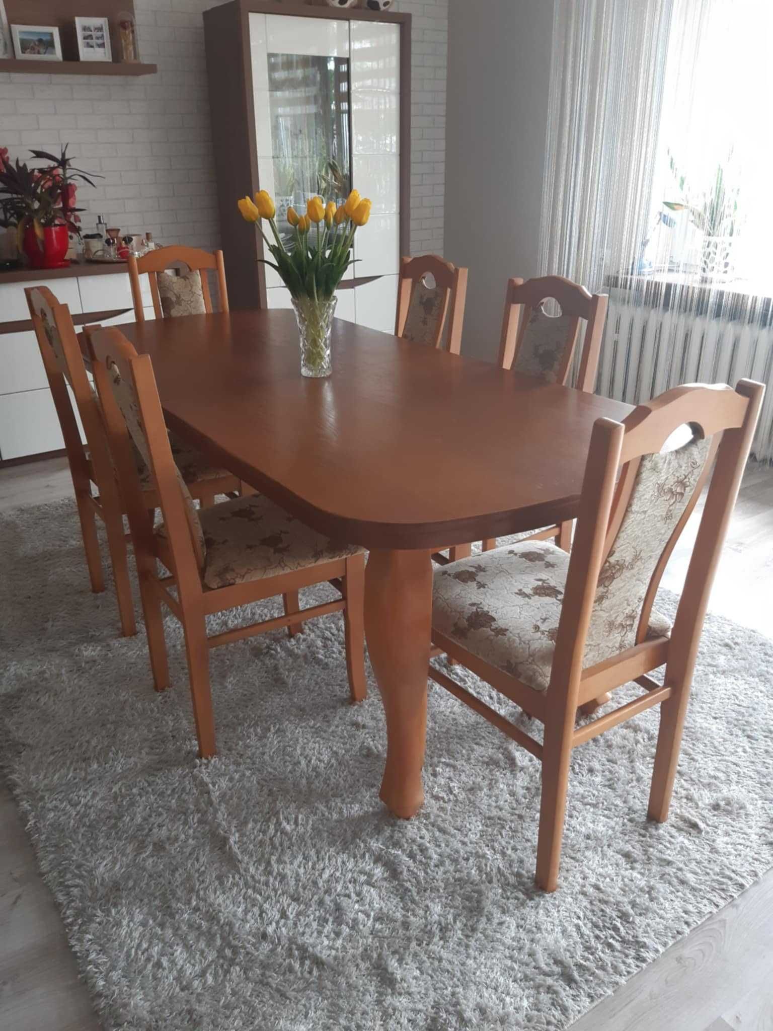 Stół i 6 krzeseł