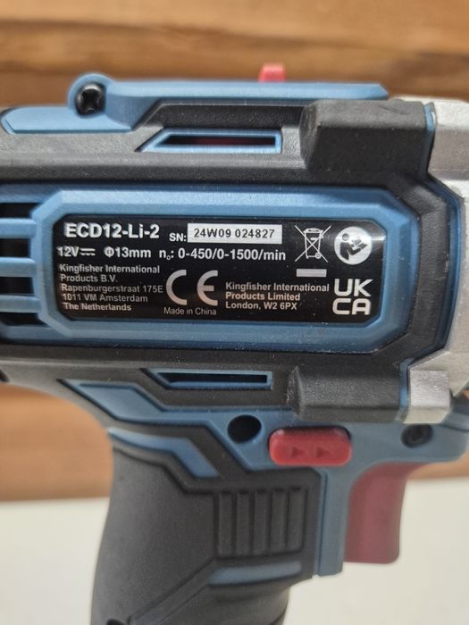 Erbauer Wkrętarka Udarowa 12V + Aku 3ah