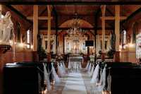 Dekoracja kościoła na ślub