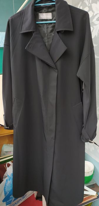 ZARA та MAX MARA (Плащ та Куртка) MAX MARA чорний плащ , ZARA куртка