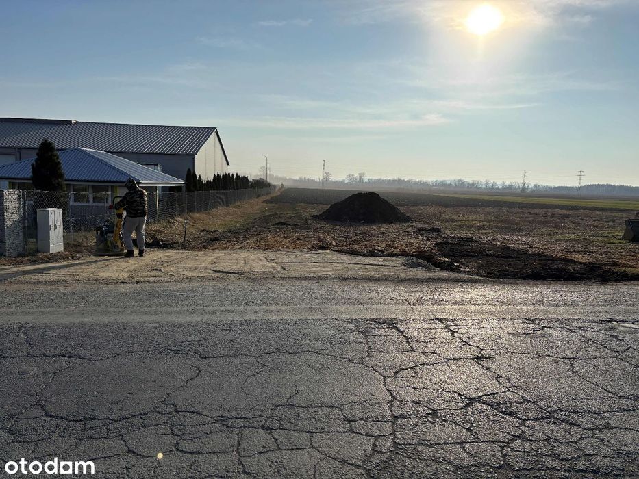 Działka Przemysłowo Usługowa Strzelin Pęcz 20 arów